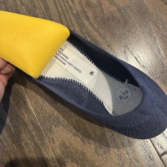 ALLBIRDS Tree Breezers TB Womens Ballet Knit Flats Hazy Indigo Sz 8.5 - Picture 4 of 5